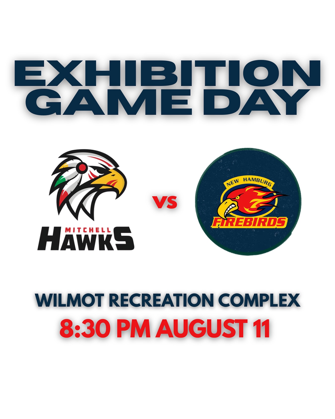 GAME DAY

Your birds are back in action!! Tonight is the first exhibition game of the season at home as your Birds take on the Mitchell Hawks! Puck drop at 8:30pm🔥